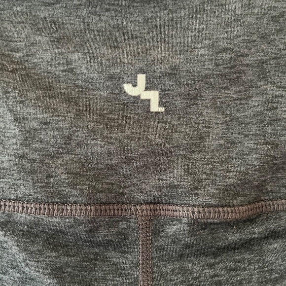 Joy Lab High Waist Crop Knotted Charcoal Gray Stretch Pull On Leggings, Size M - Picture 6 of 10